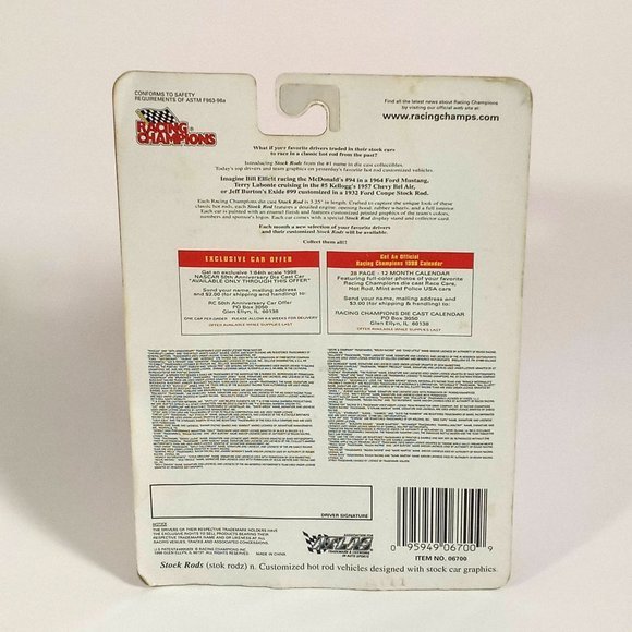 STOCK RODS #33 Tabasco Race Car 1998 Racing Champions1/64 Diecast NEW N57 - Picture 6 of 6